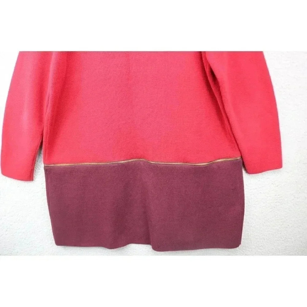 Chico's Color Block Convertable Open Front Cardig… - image 8